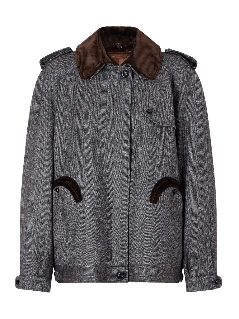 Chausie wool-blend jacket