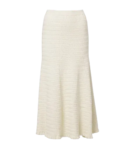 White Label Magnolia knitted midi skirt