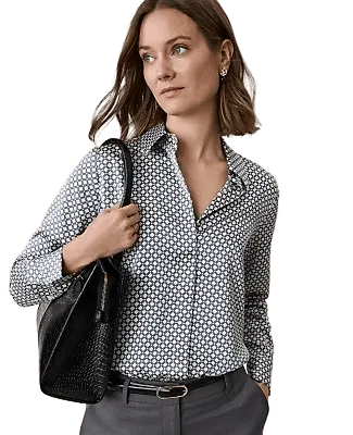 Geo Essential Shirt in Satin