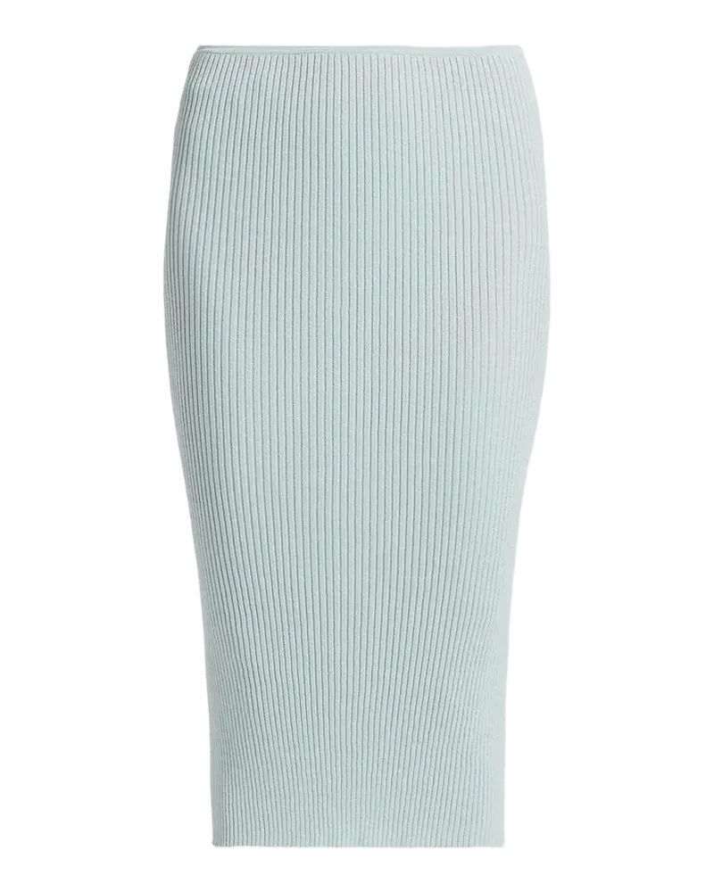 Blake Rib-Knit Pencil Midi Skirt