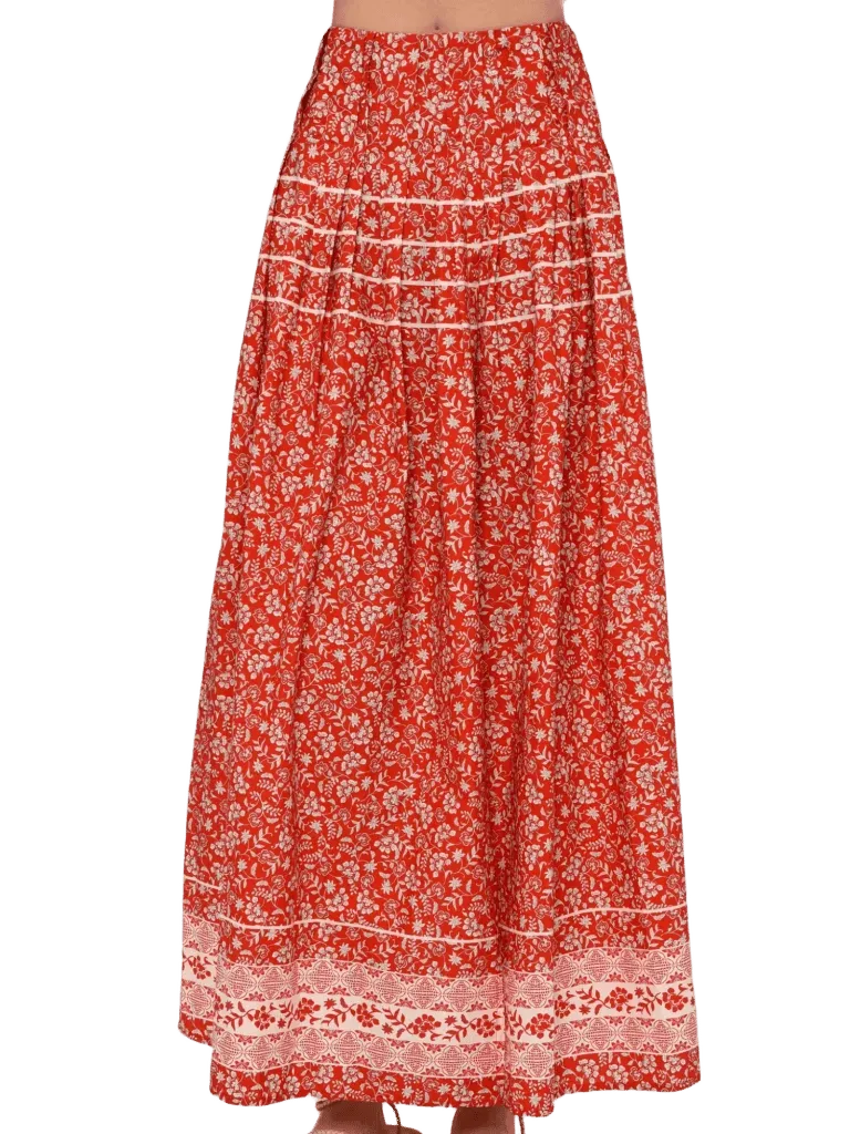 Cara Skirt in Rosemary Dreamscape