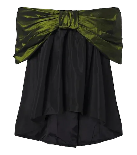 Draped off-shoulder top
