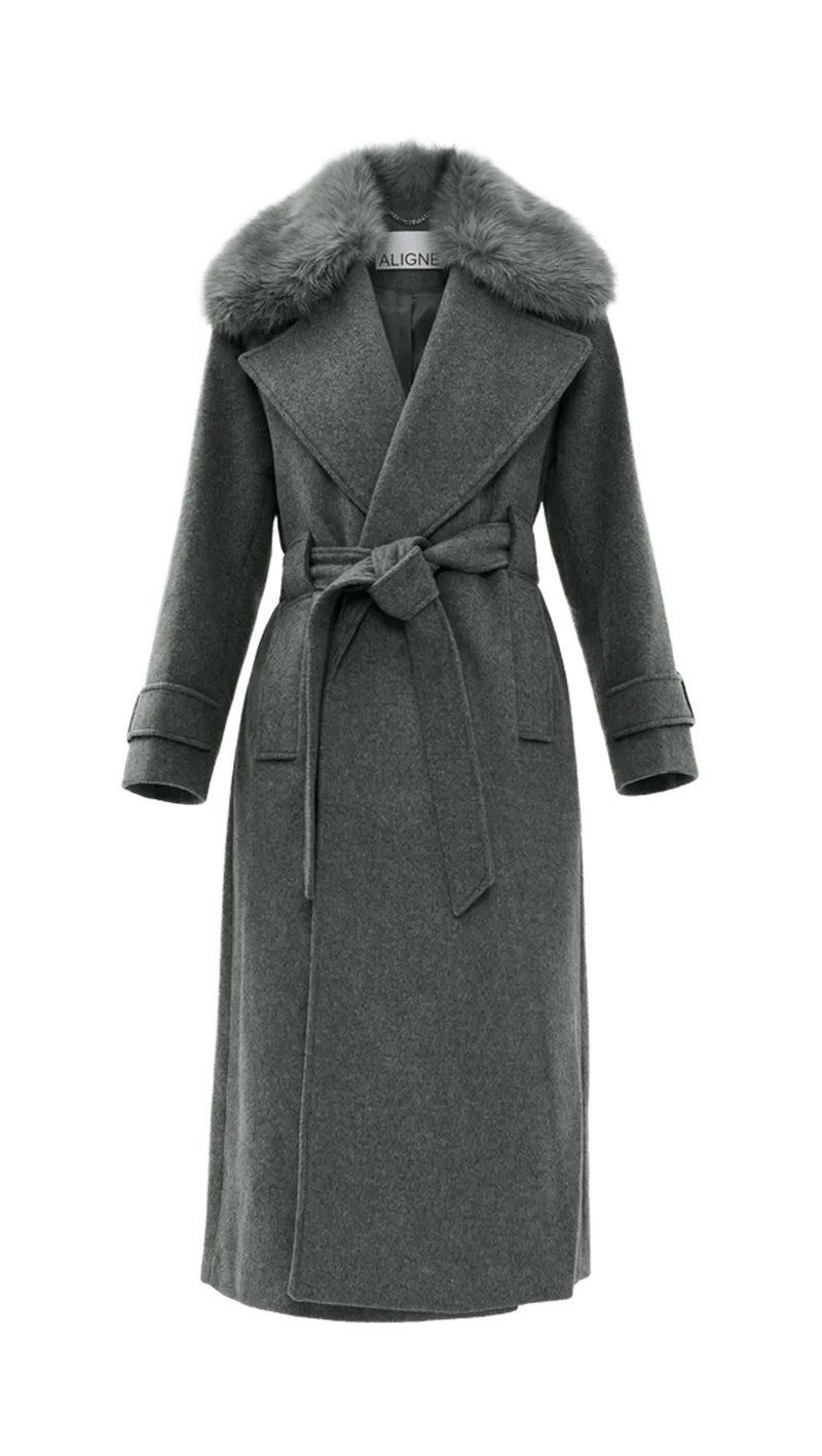George Faux Fur Collar Jacket