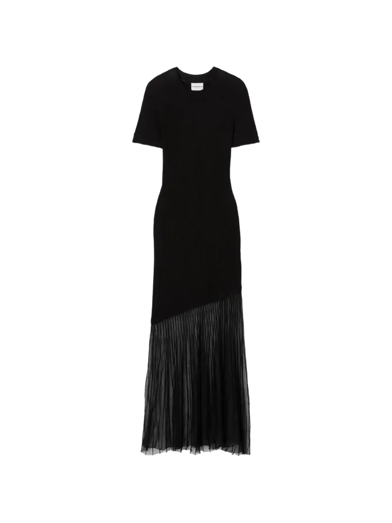 Claudie Pierlot long flared knitted dress