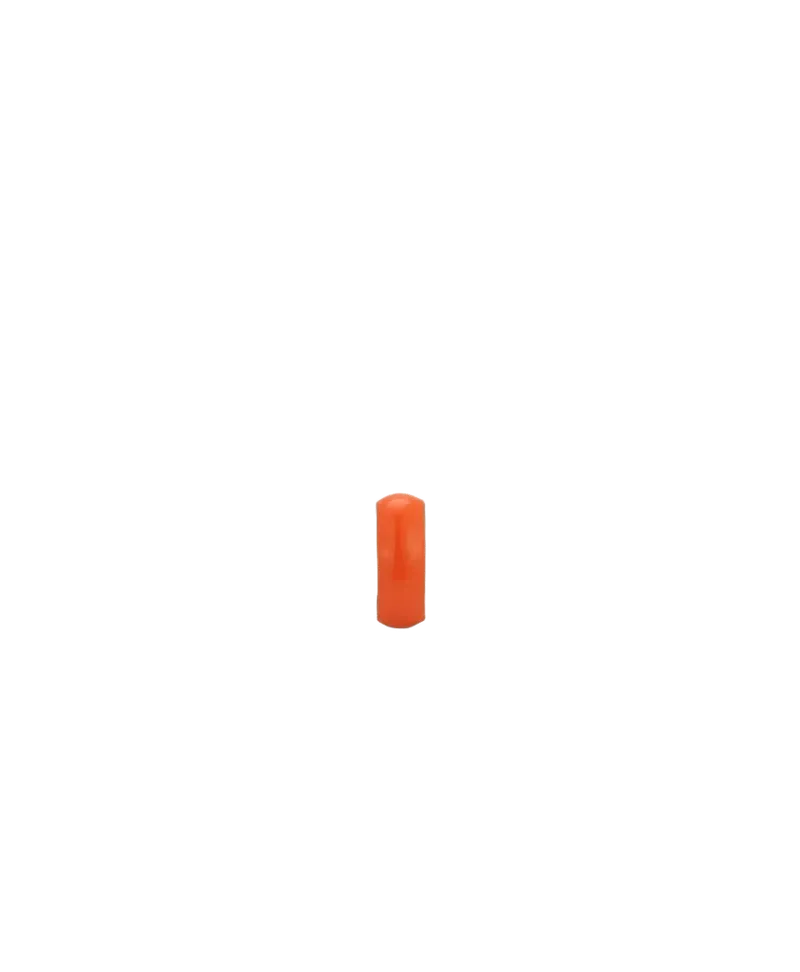 Orange Enamel Mini Bead