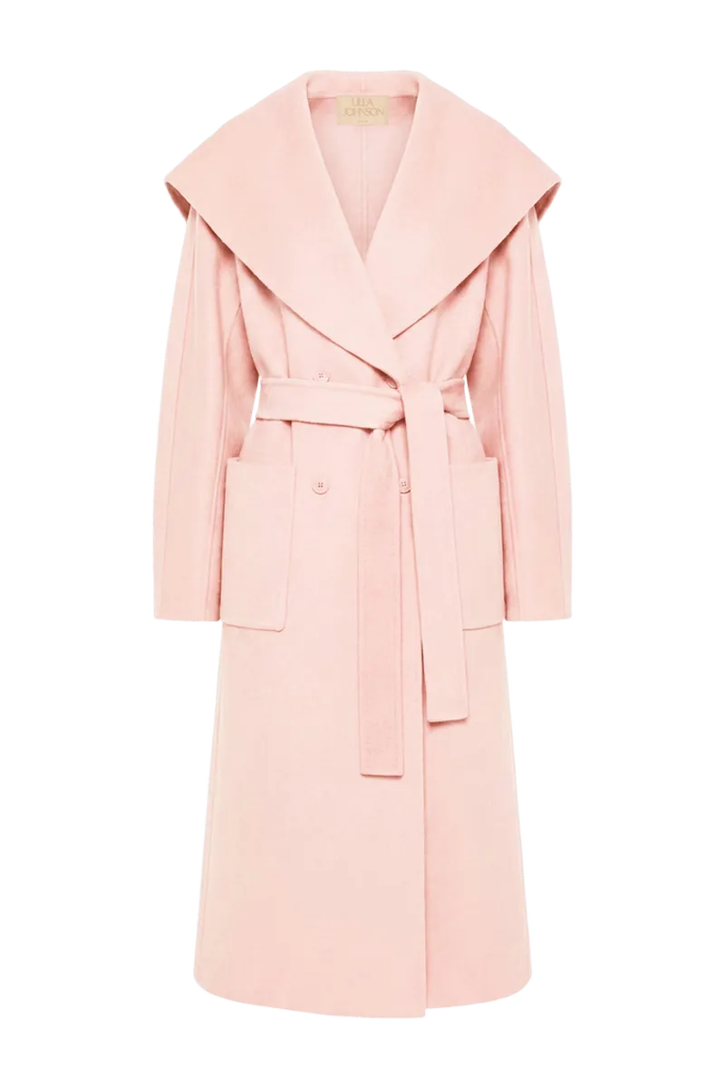 Rory Wool Coat - Powder