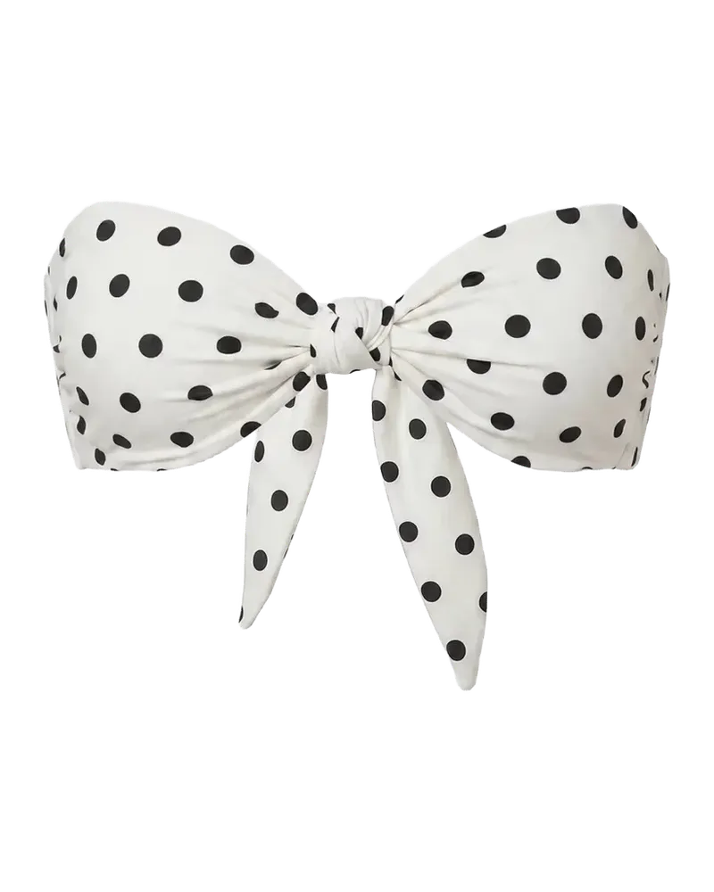 Naia Polka Dot Knotted Bikini Top