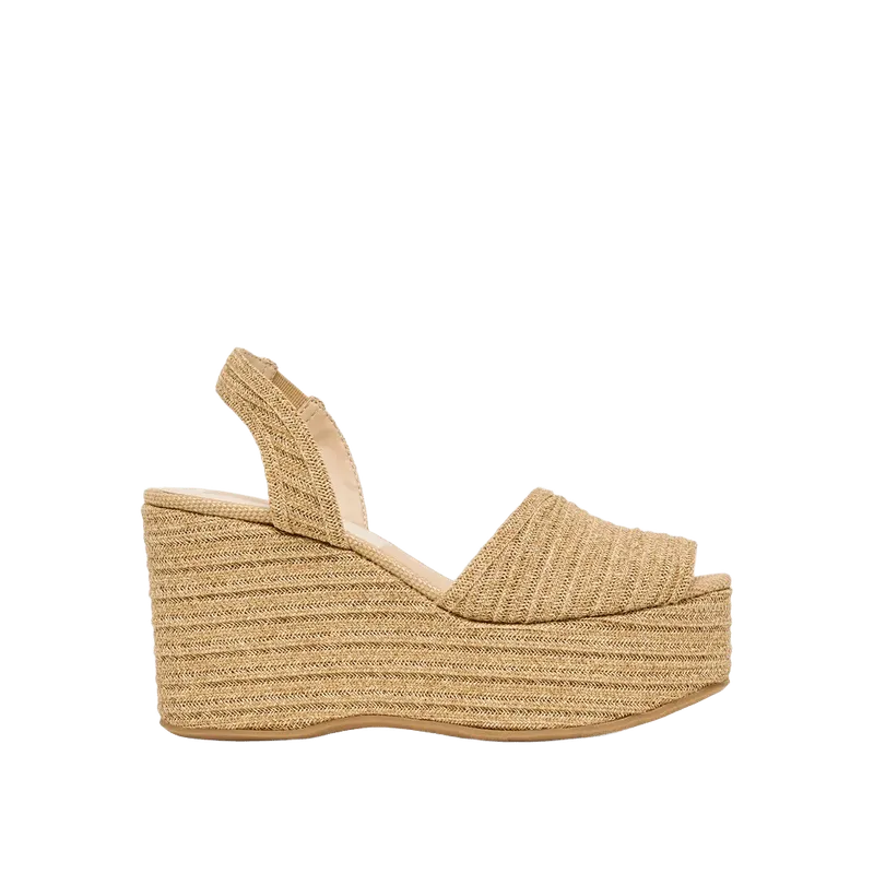 Akera Wedges Natural Raffia