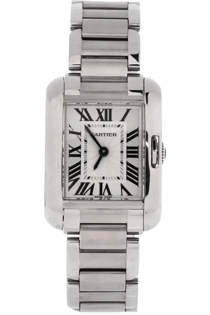 Tank Anglaise Quartz Watch Stainless Steel 23