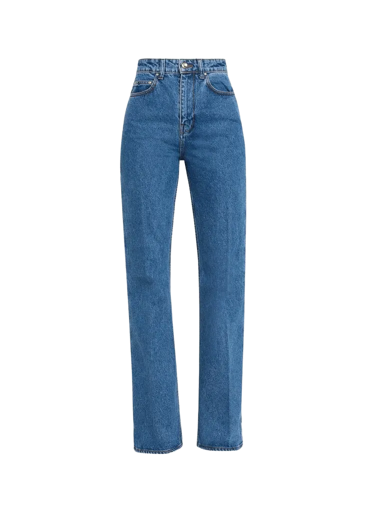 Ossou Spur High-Rise Straight Jeans