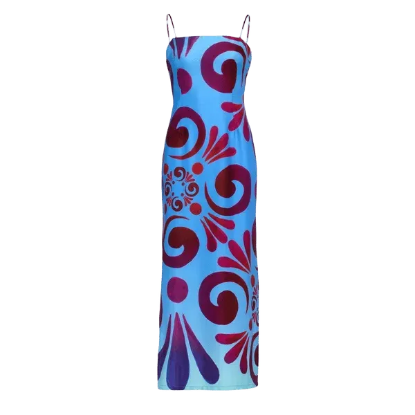 Kallos Straight Line Strap Dress