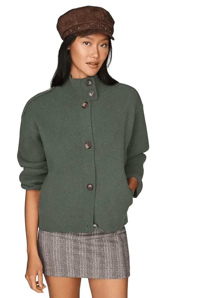 NVLT Funnel-Neck Bomber Jacket