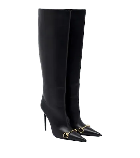 Donna Horsebit knee-high boots