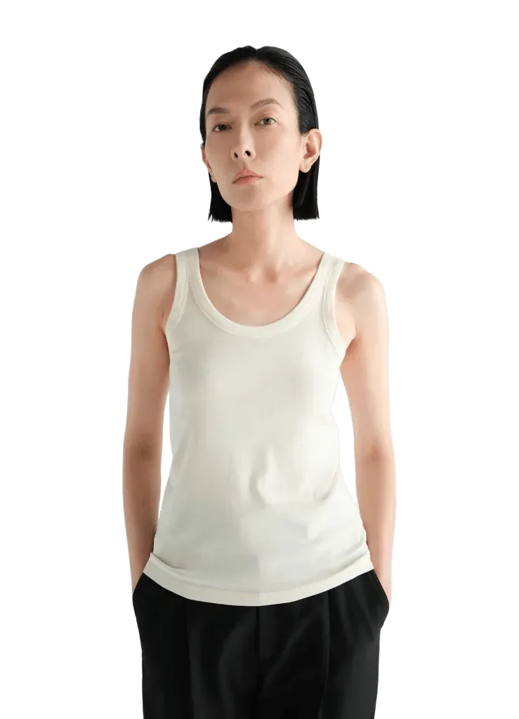 RIB TANK TOP IN RIB JERSEY
