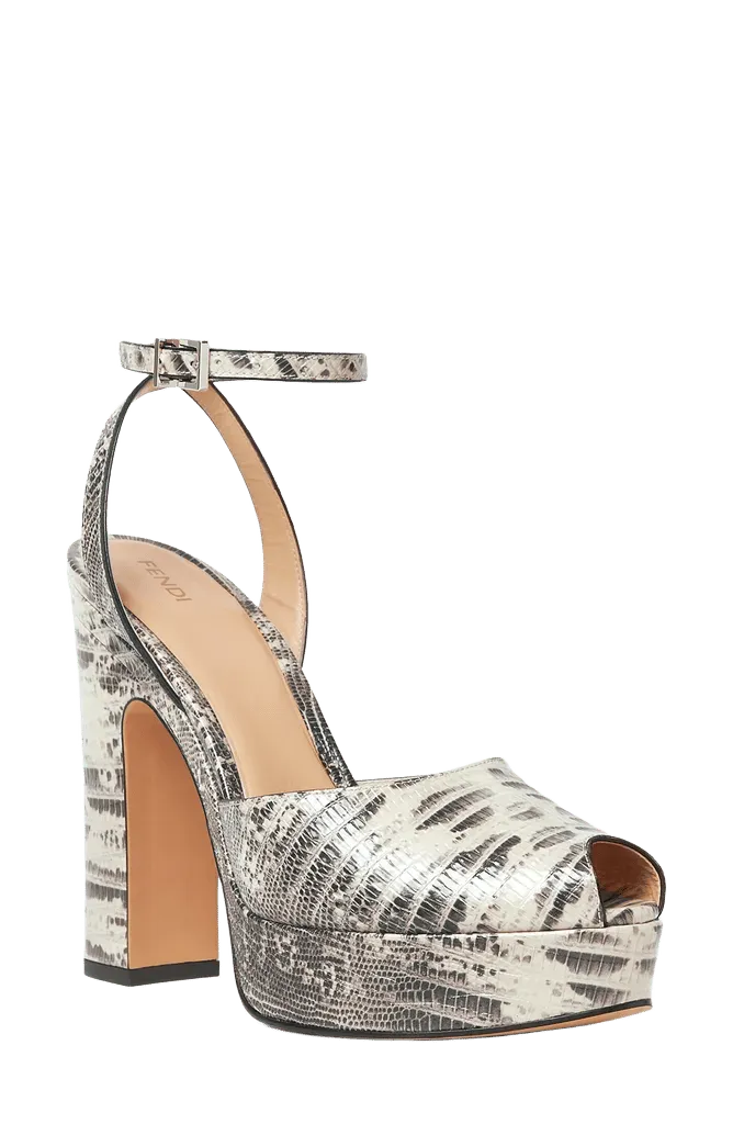 After 9 Ankle Strap Platform Sandal
