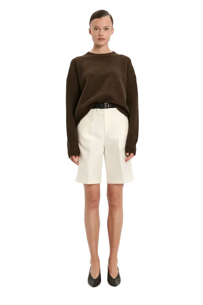 The Ivy Sweater - Smoked Brown