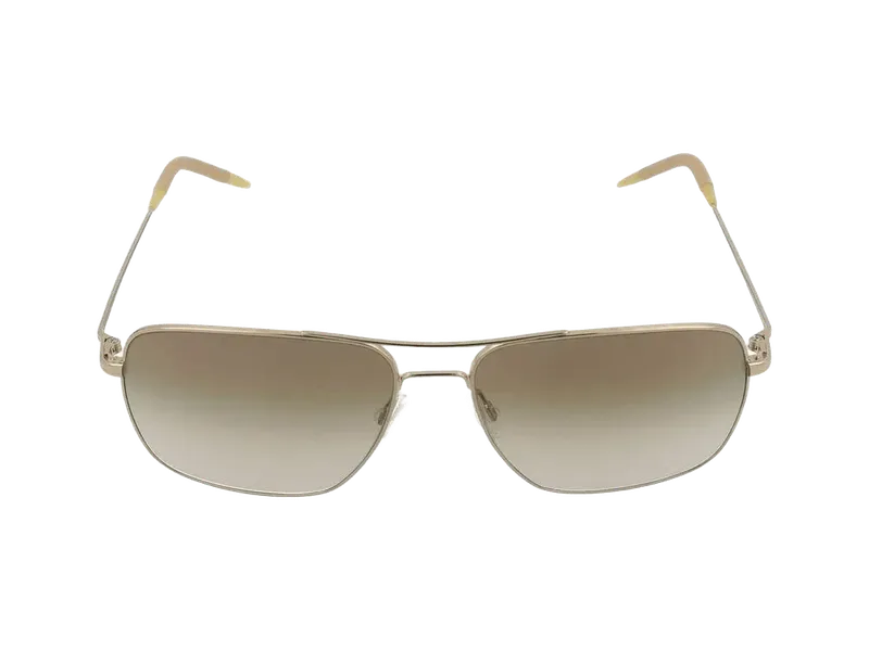Oliver Peoples 0OV1150S Metal Aviator Sunglasses — Gold