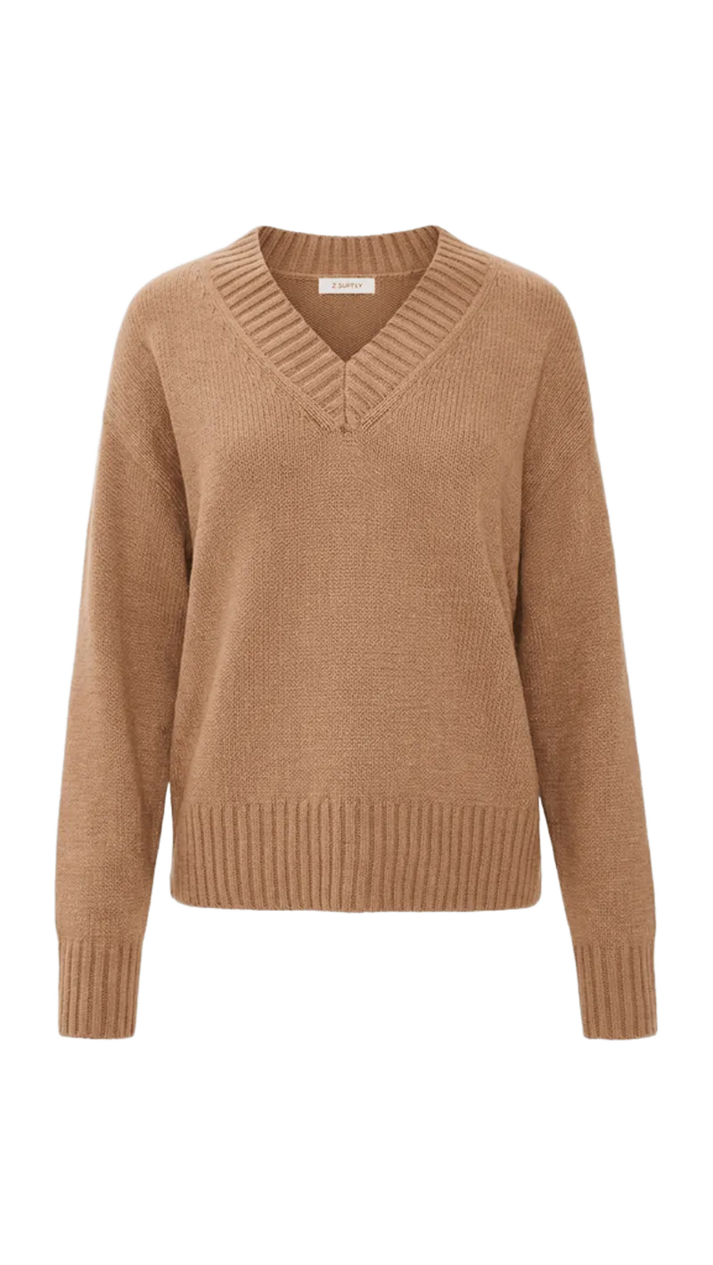 Cloud Spun V Neck Sweater