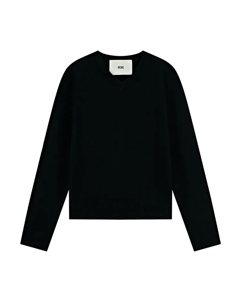 WOOL HIGH VNECK