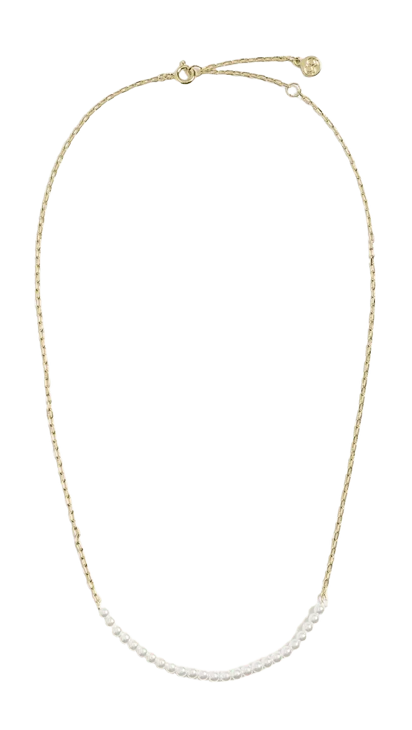 Finley Pearl Row Necklace