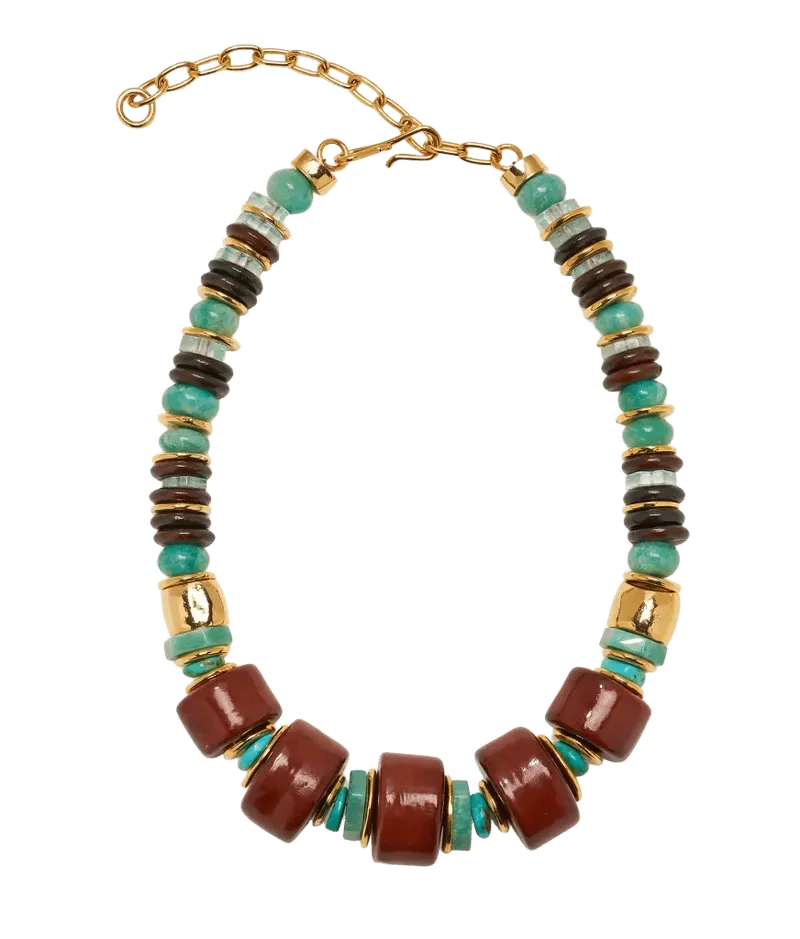 Granada Necklace in Rosewood