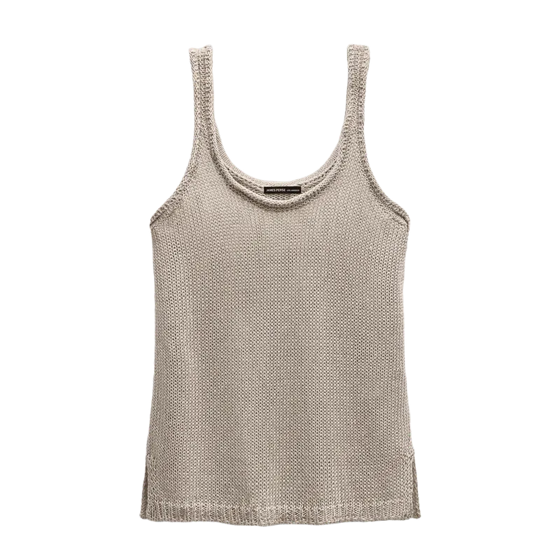 Linen Blend Sweater Tank