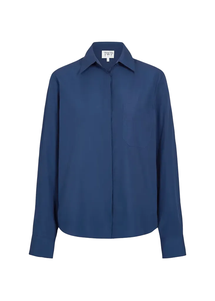 Cowboy Shirt in Super Compact Poplin