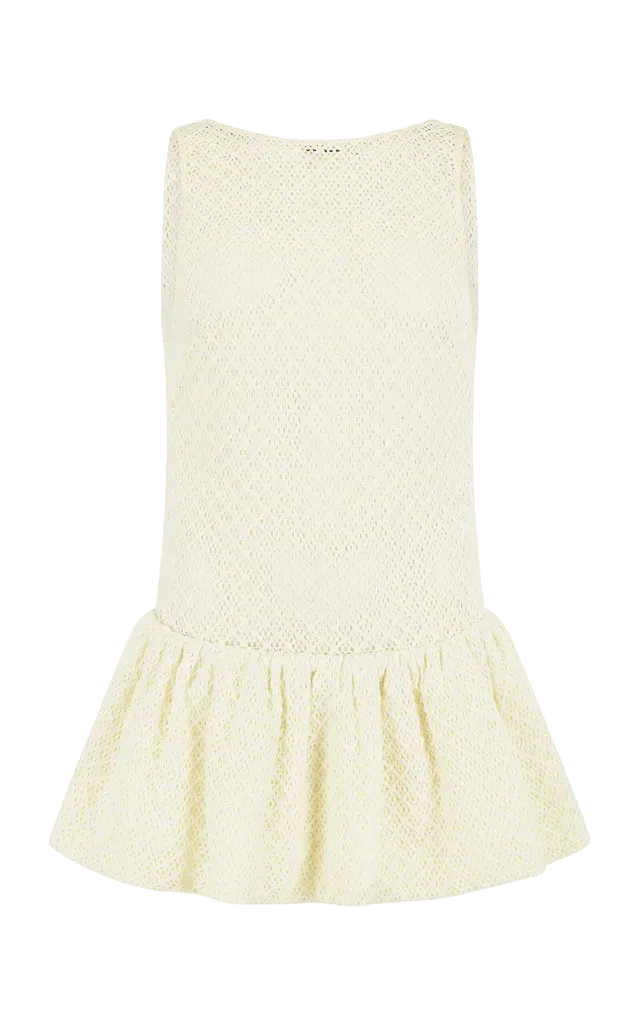 Exclusive Sirius Lace Peplum Top
