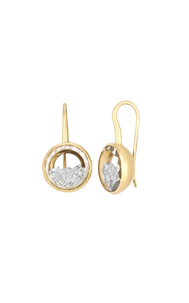 18k Yellow Gold Neue 12 Earrings