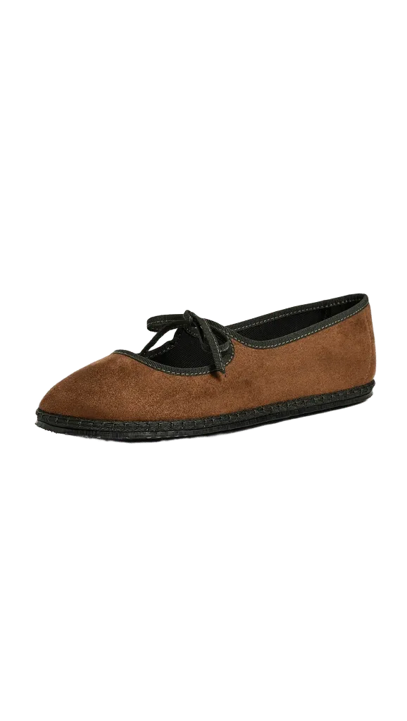 Brigitte Faux Suede Flats