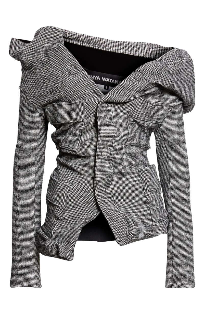 Twisted Wool Blend Jacket