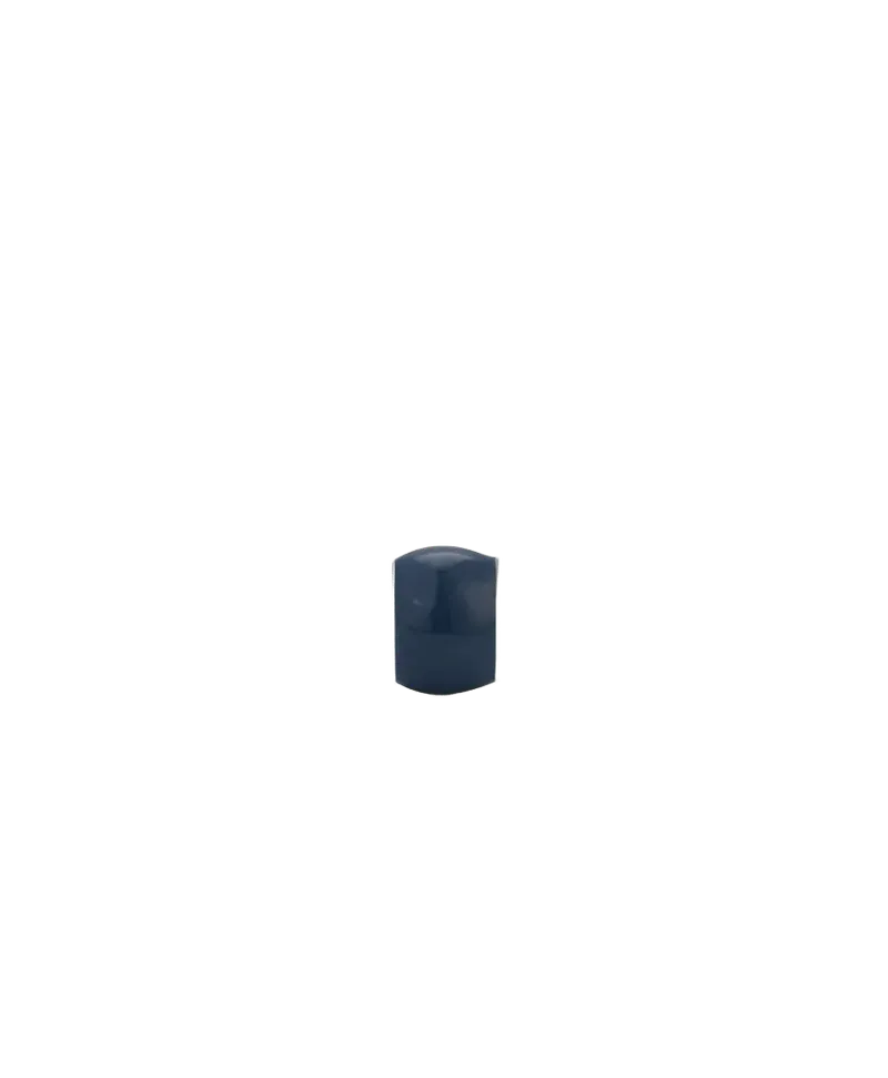 Wide AR Blue Enamel Mini Bead