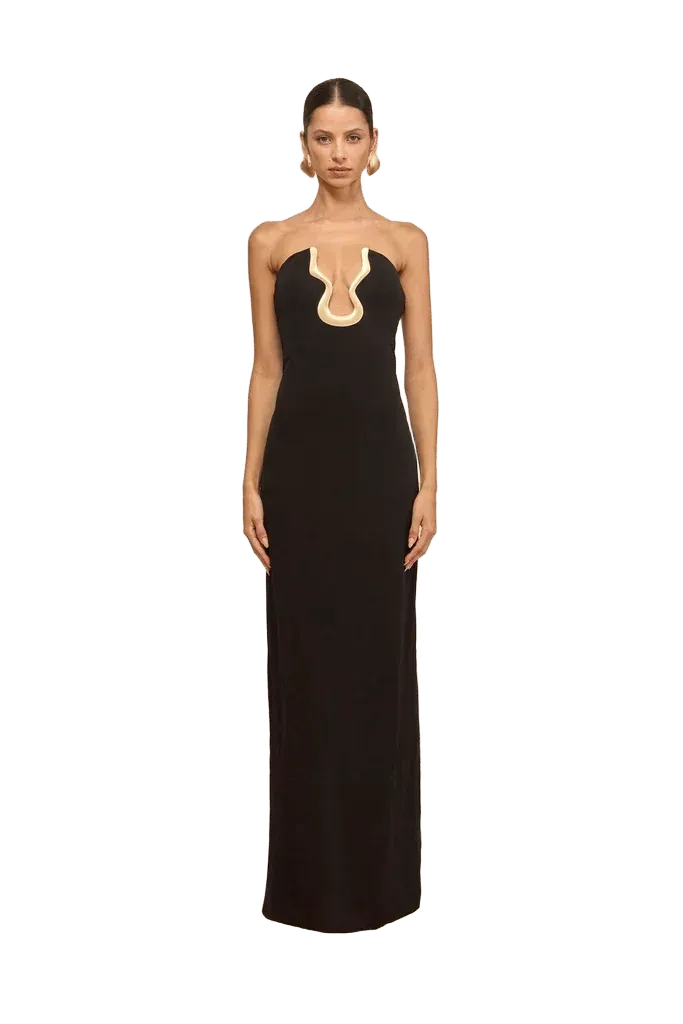 ABRIL GOWN - BLACK
