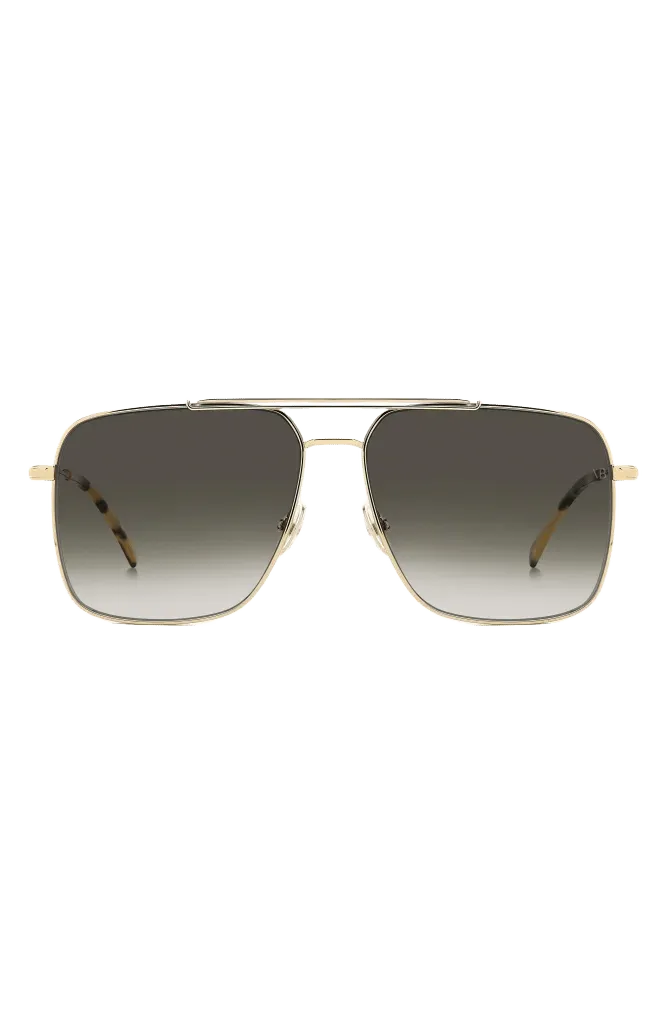 VB 1019/S 60mm Rectangular Aviator Sunglasses