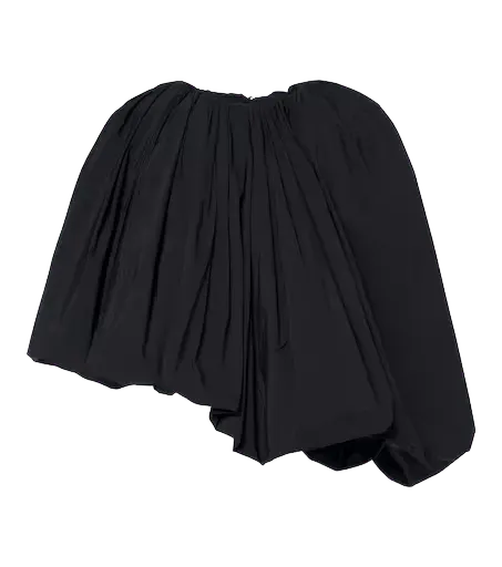 Asymmetric draped top
