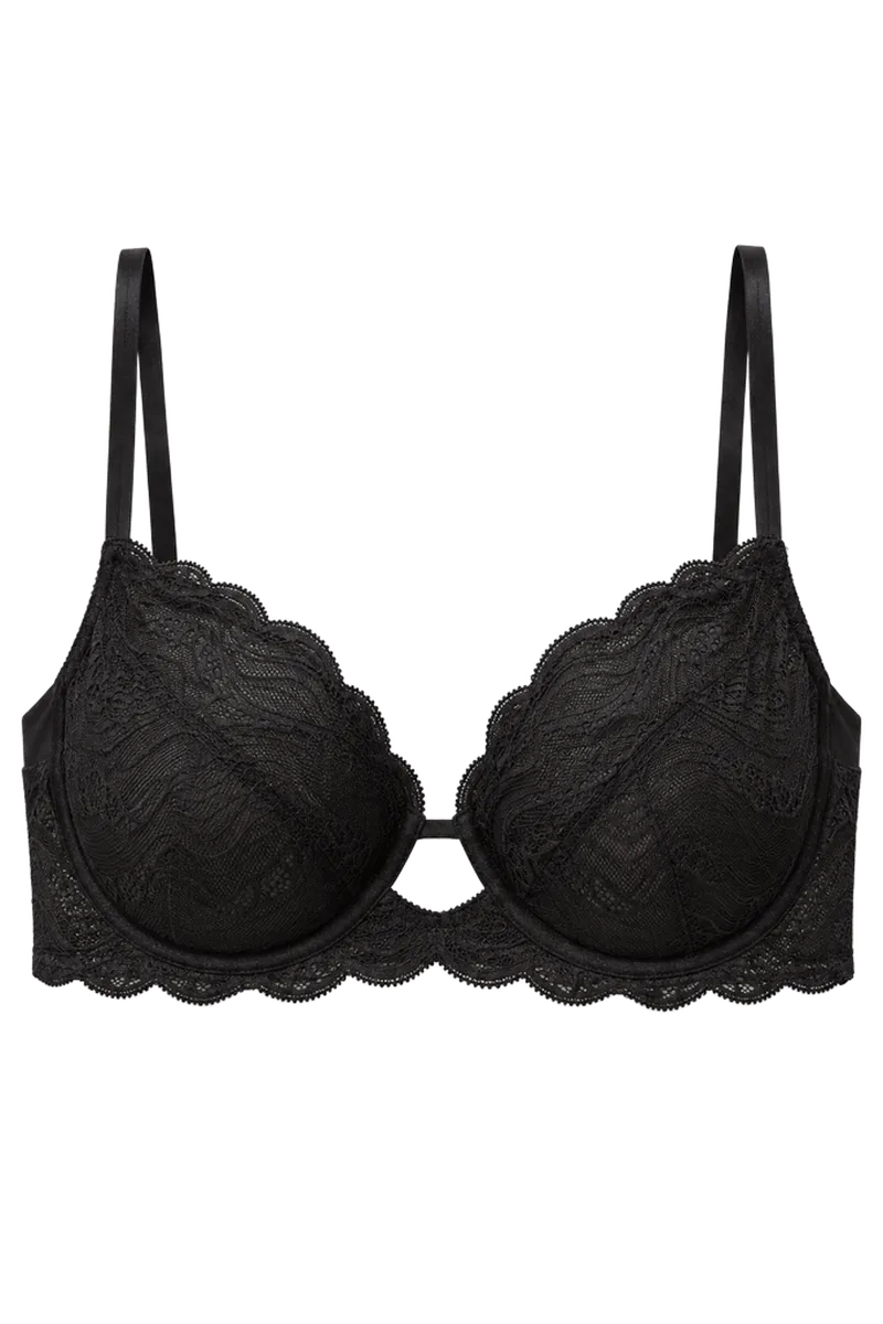 Women's Sensual Stretch Lace Unlined Full-Coverage Bra QF8120