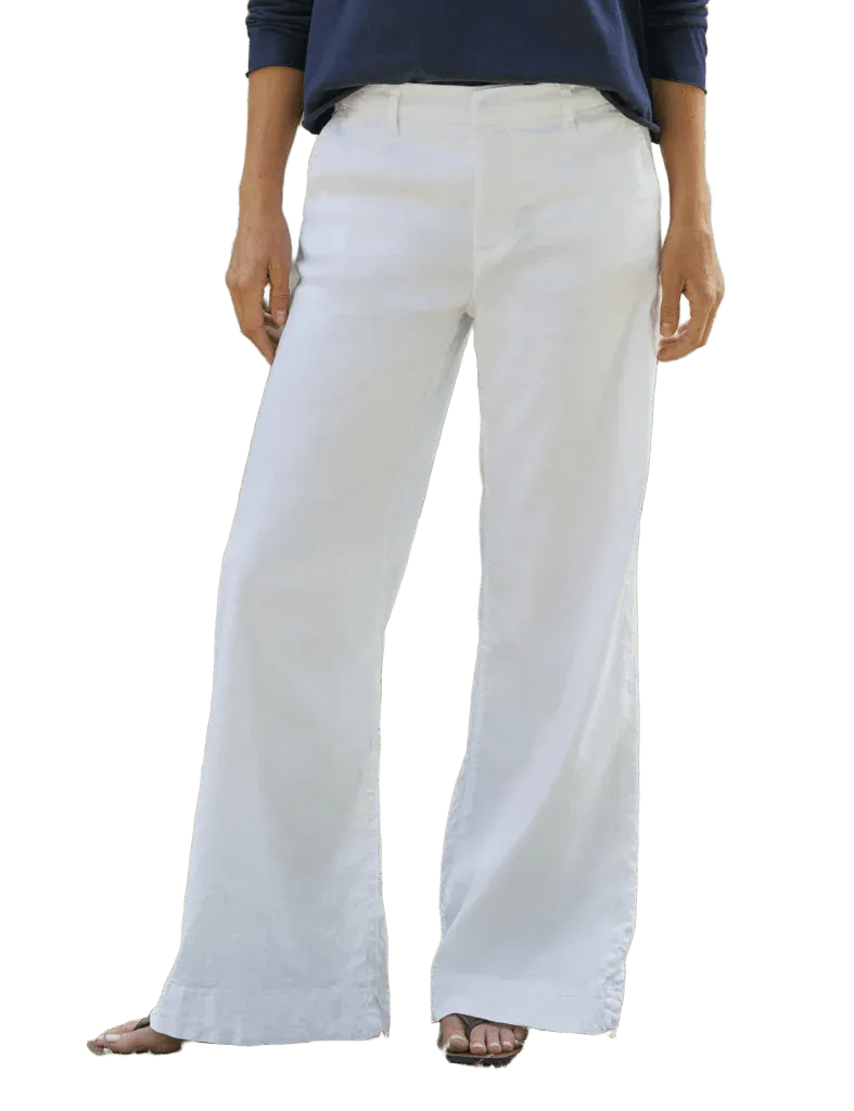 WEST VILLAGE White, Italian Performance Linen