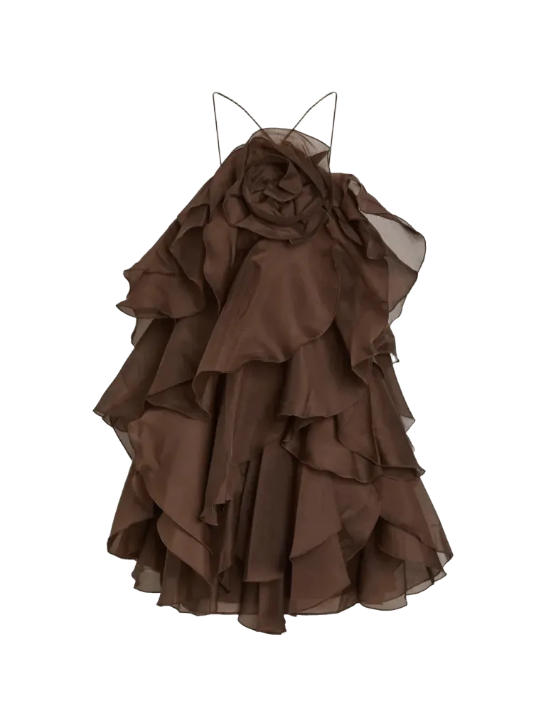 Pandorea ruffled mini dress