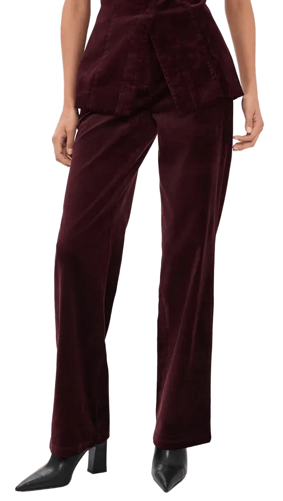 The Velveteen Slim Clean Pants