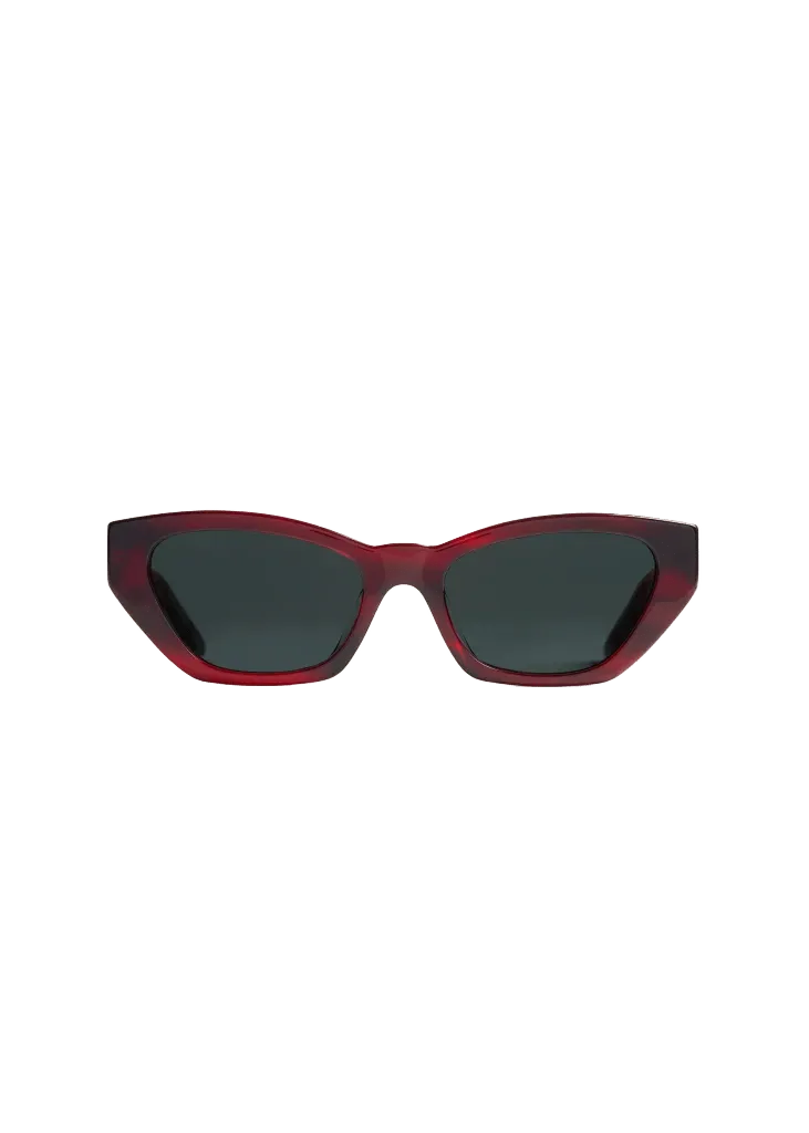 KHAITE x Oliver Peoples 1961C in Bordeaux Bark and Grey