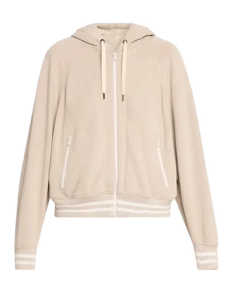 Smooth Cotton Fleece Zip Hoodie