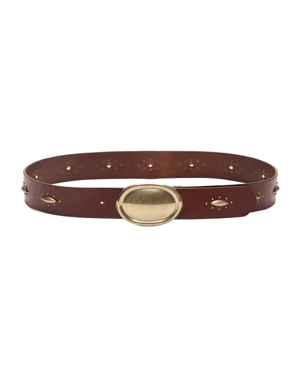 Buckle Bunny Belt with Marquis and Rivets