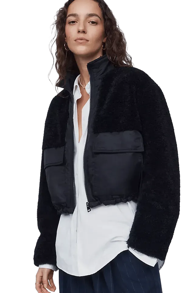 Bella Dahl Funnel Neck Utility Jacket