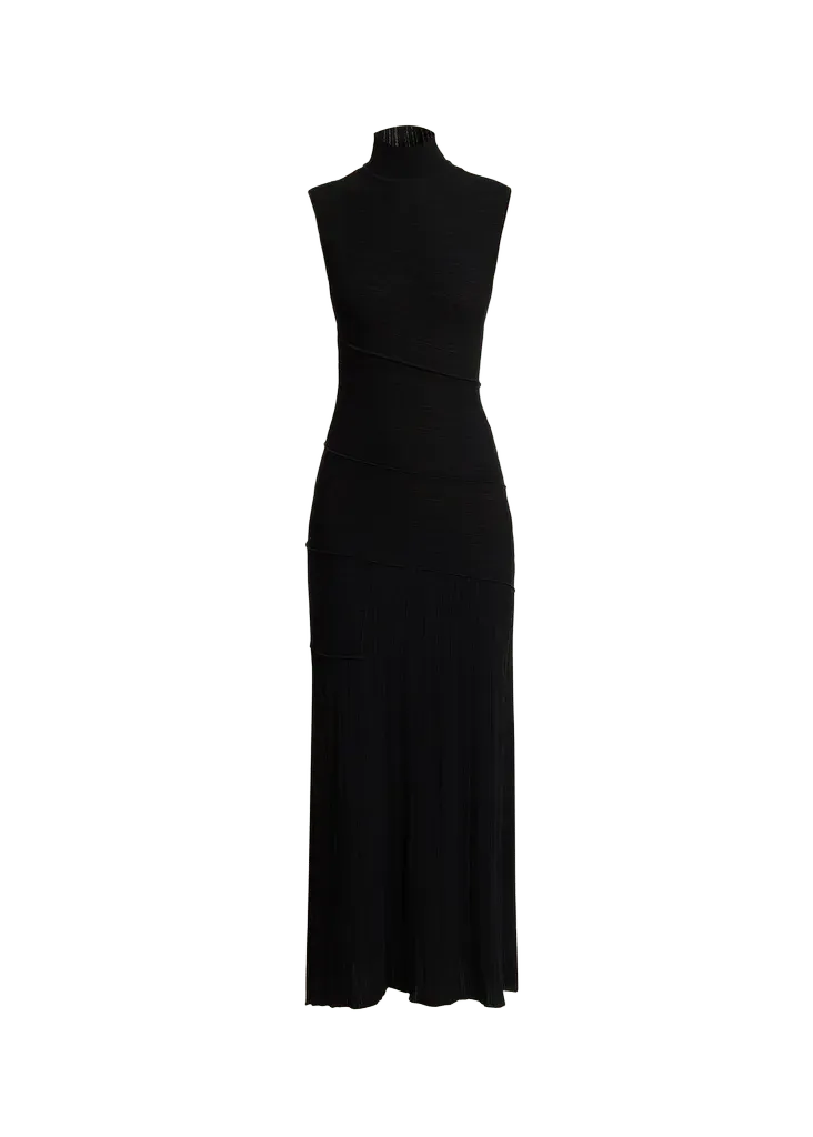 Proenza Schouler Federica Micropleated Knit Dress