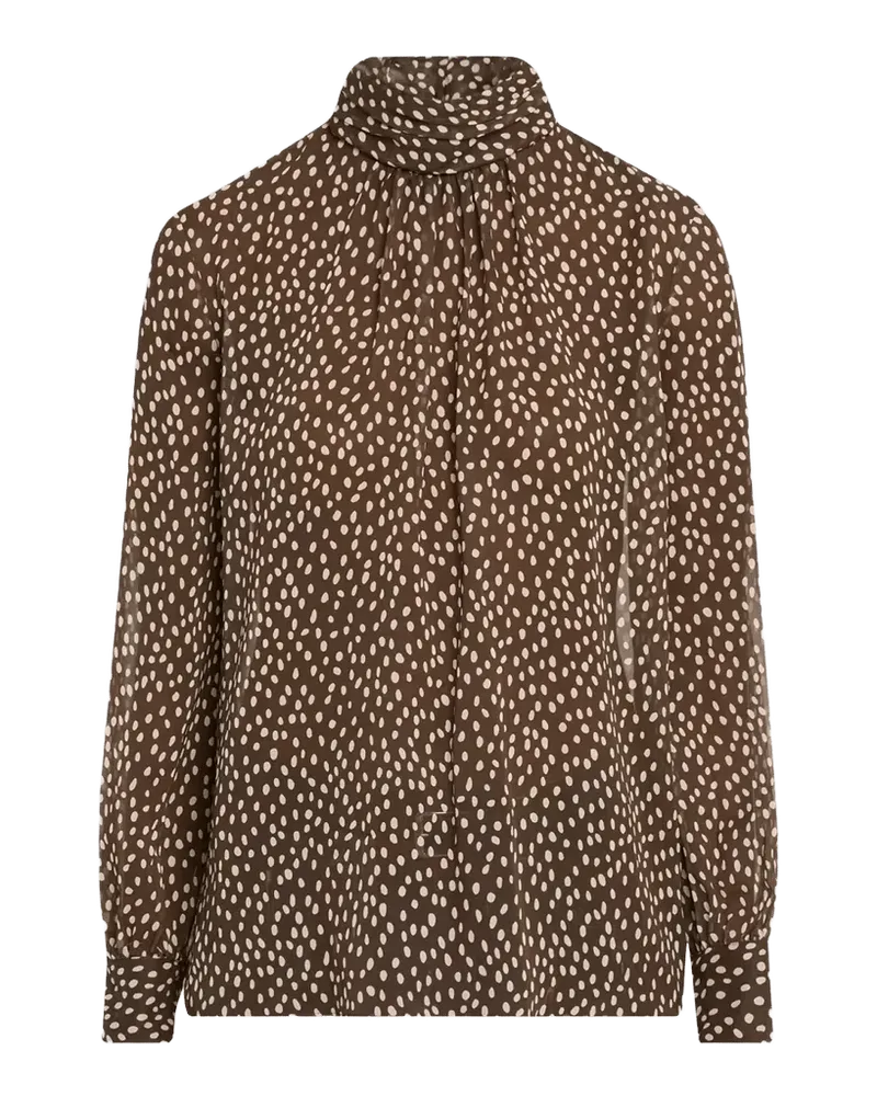 Remie Polka-Dot Blouse
