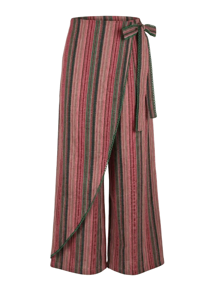 Sienna Pant in Wild Iris Stripe