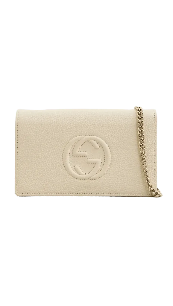 Gucci Leather Soho Wallet On Chain