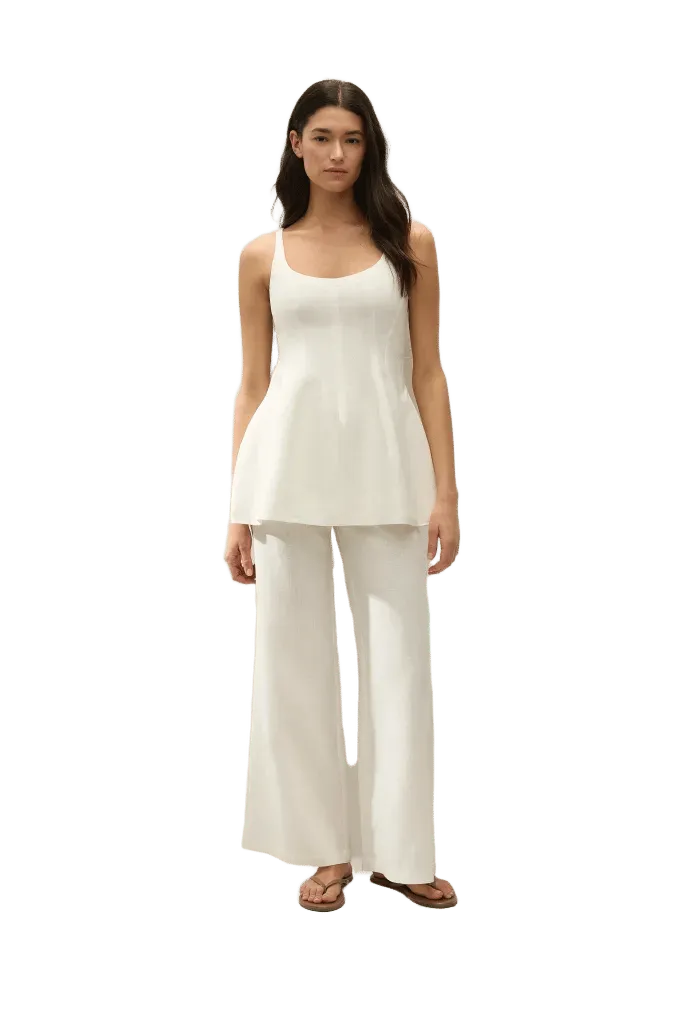 Syna Pant White - Final Sale