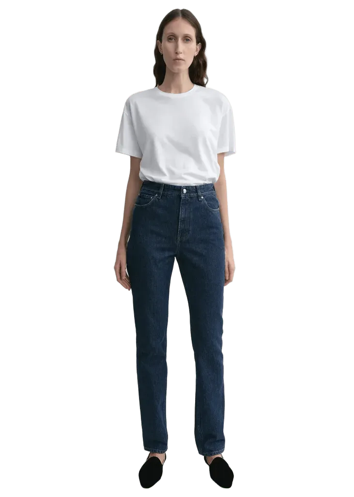 High slim denim indigo