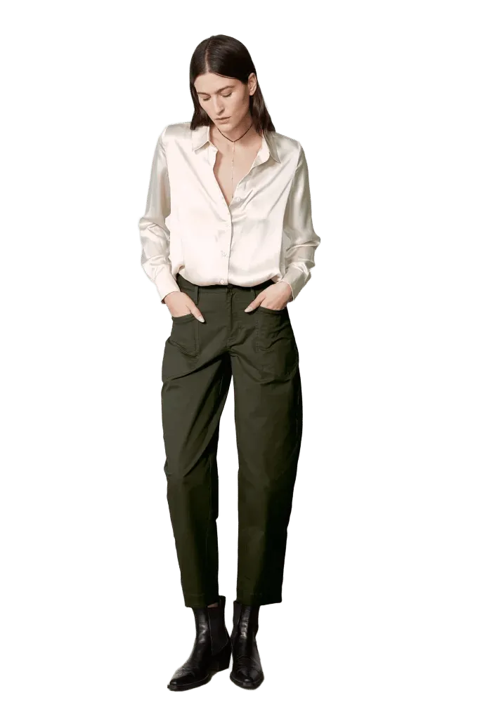 The Slouchy Soft Twill Pants